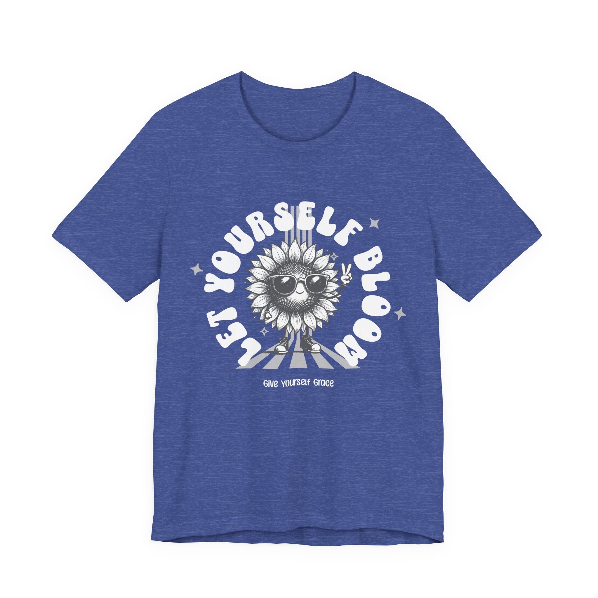 Let Yourself Bloom Sunflower T-Shirt — Positive Gardening Graphic Tee