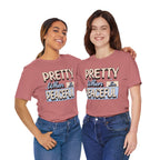 Pretty When I’m Peaceful Graphic Tee — Calm Positive Statement T-Shirt