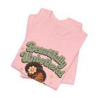Beautifully Unbothered Tee — Retro Cute Girl Graphic T-Shirt