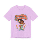 Beautifully Unbothered Tee — Retro Cute Girl Graphic T‑Shirt