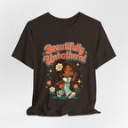 Beautifully Unbothered Tee — Retro Cute Girl Graphic T‑Shirt