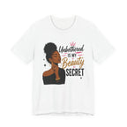Unbothered Is My Beauty Secret Tee — Empowering Black Woman Graphic T-Shirt