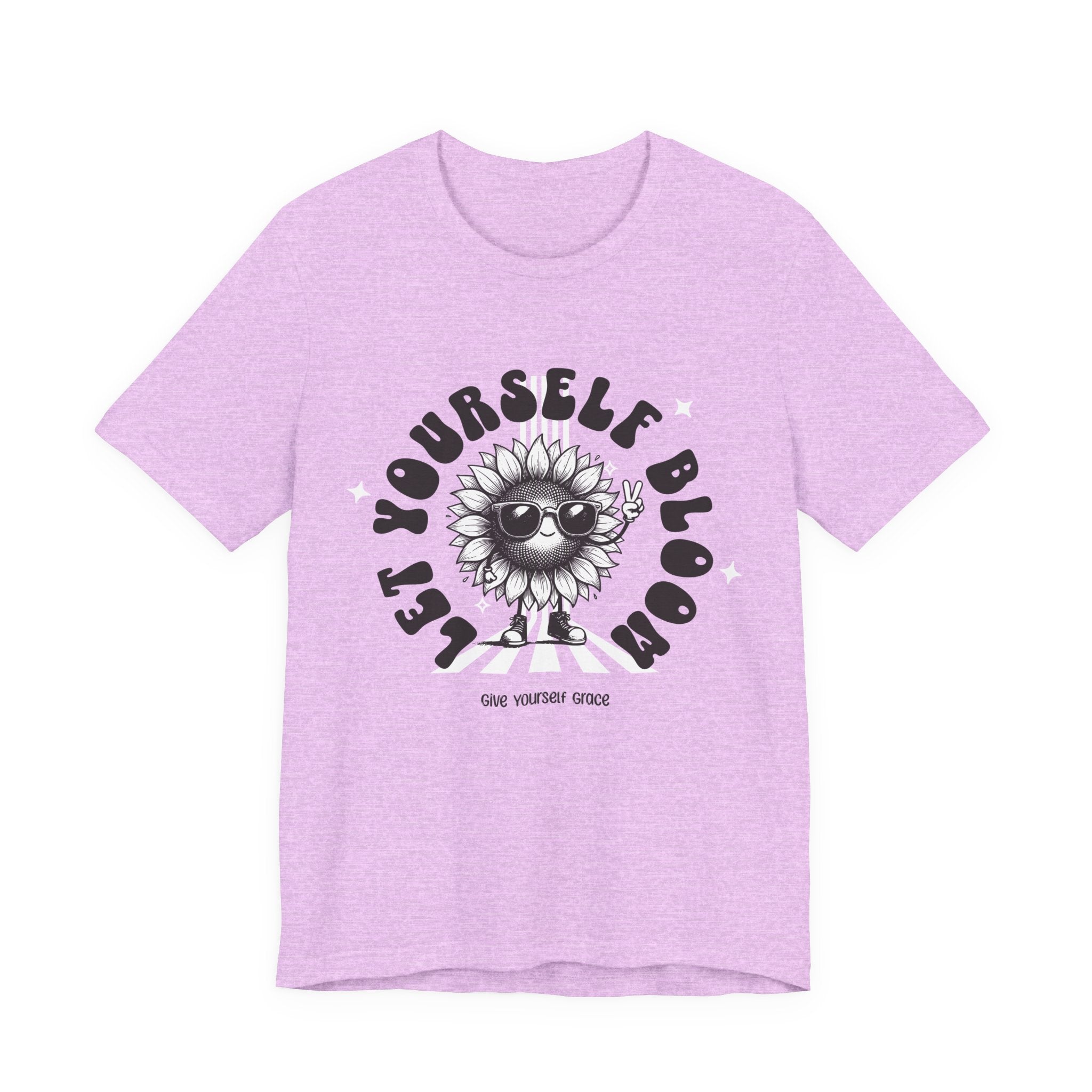 Let Yourself Bloom Sunflower T-Shirt — Positive Gardening Graphic Tee