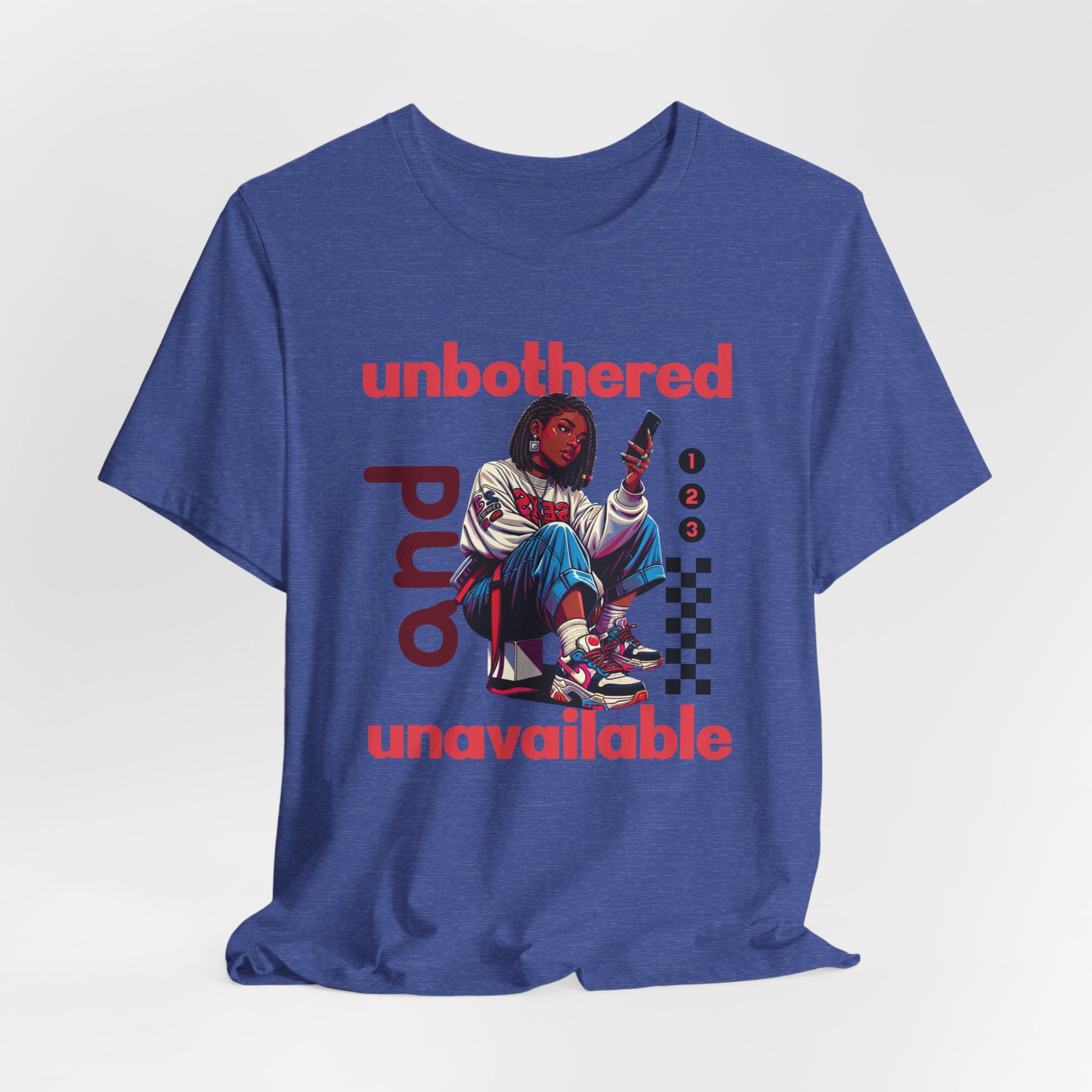 Unbothered and Unavailable Graphic Tee — Casual Streetwear Shirt