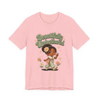 Beautifully Unbothered Tee — Retro Cute Girl Graphic T-Shirt