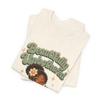 Beautifully Unbothered Tee — Retro Cute Girl Graphic T-Shirt