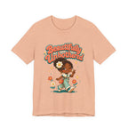 Beautifully Unbothered Tee — Retro Cute Girl Graphic T‑Shirt