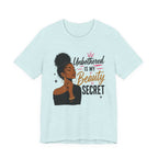 Unbothered Is My Beauty Secret Tee — Empowering Black Woman Graphic T-Shirt