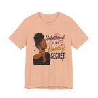 Unbothered Is My Beauty Secret Tee — Empowering Black Woman Graphic T-Shirt