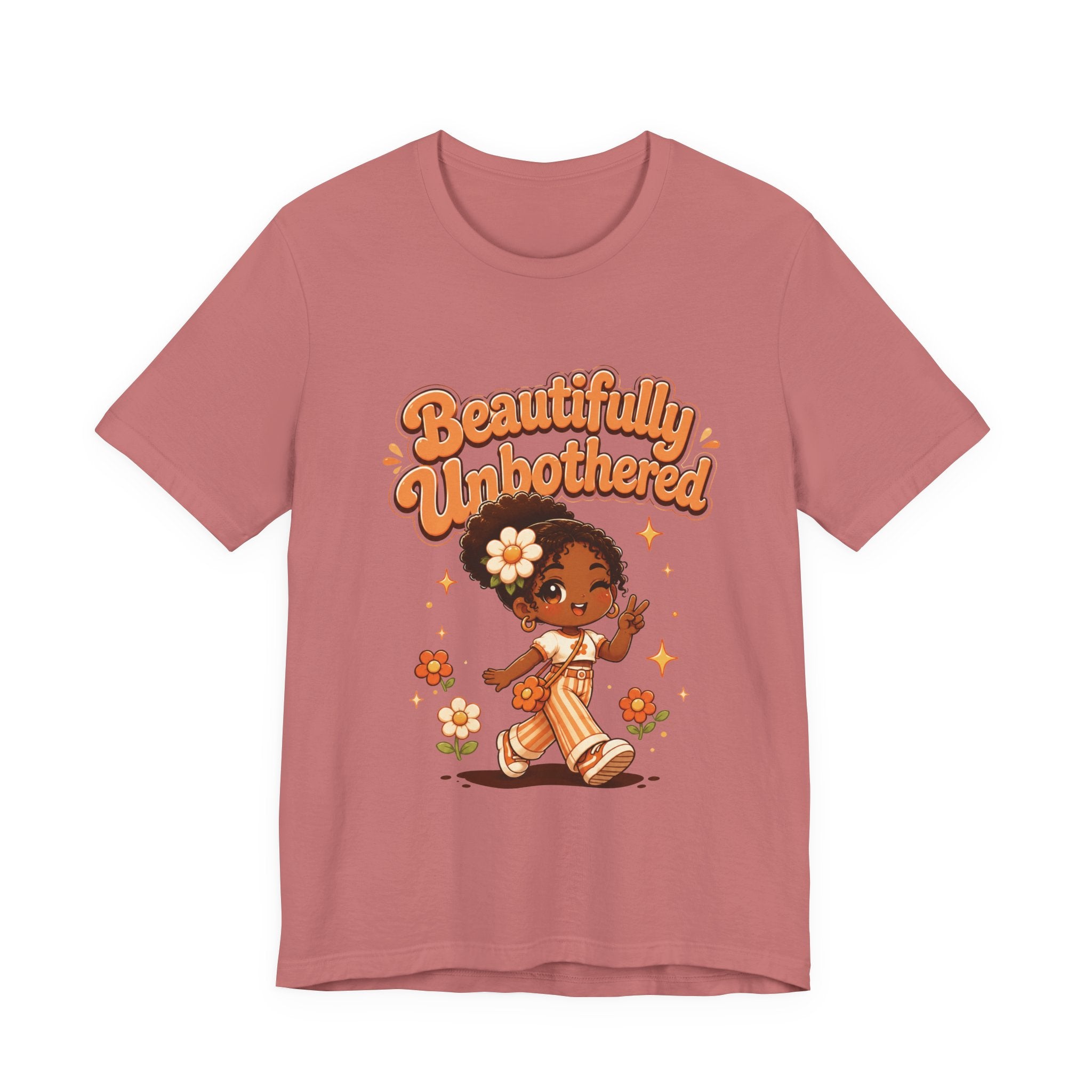 Beautifully Unbothered T-Shirt Orange