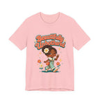 Beautifully Unbothered Tee — Retro Cute Girl Graphic T‑Shirt
