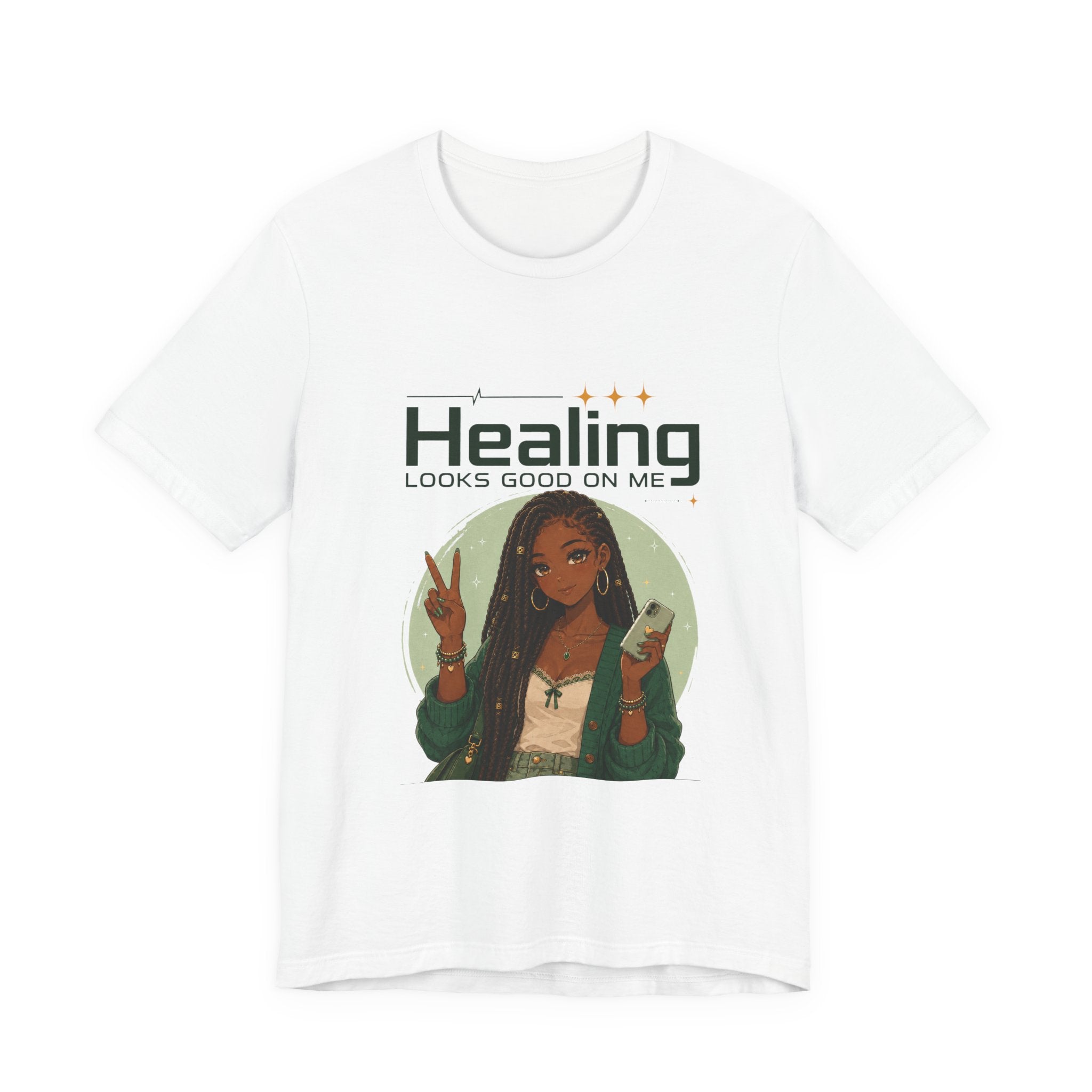 Healing Looks Good On Me Loc Tee — Empowering Self-Care Graphic T-Shirt