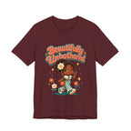 Beautifully Unbothered Tee — Retro Cute Girl Graphic T‑Shirt