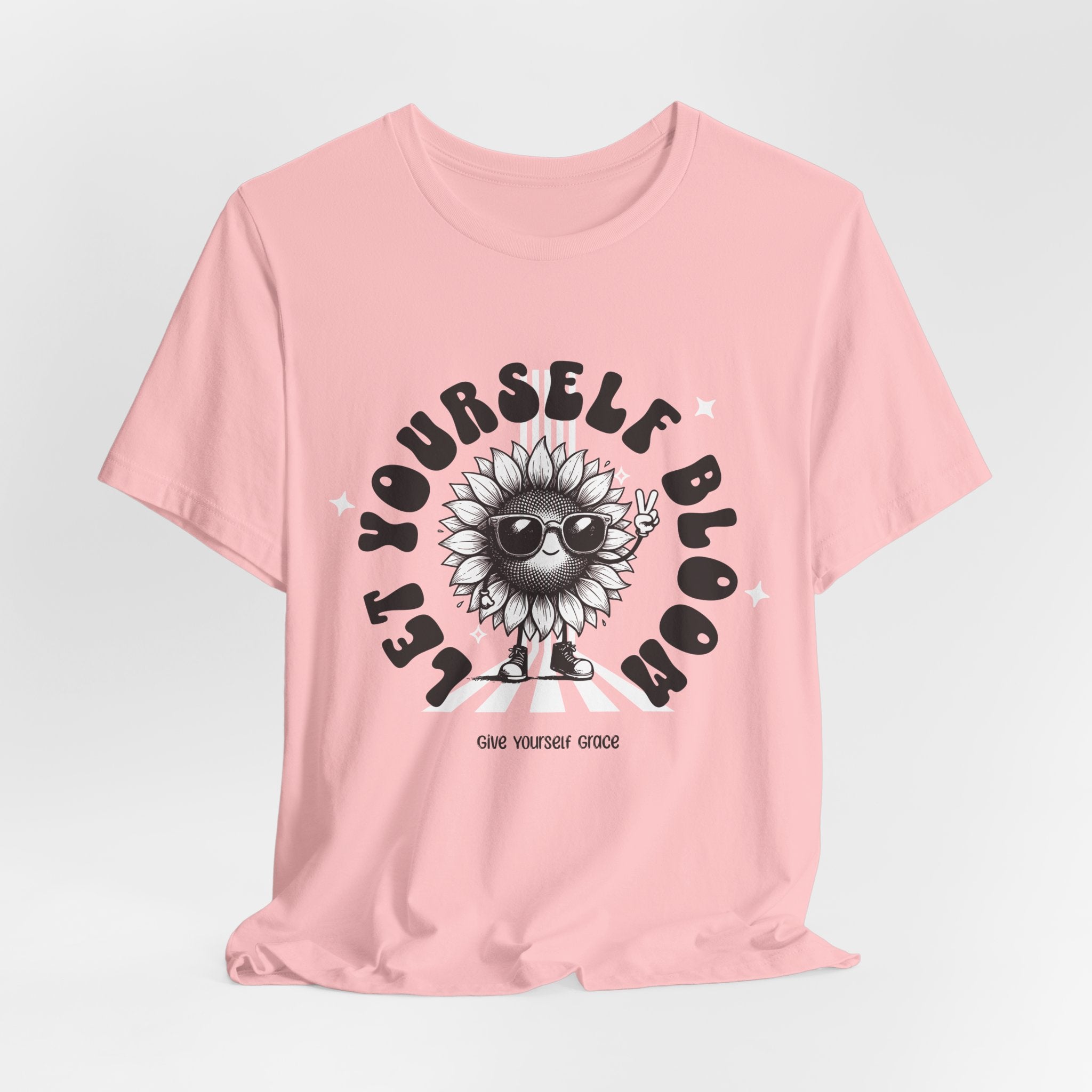 Let Yourself Bloom Sunflower T-Shirt — Positive Gardening Graphic Tee