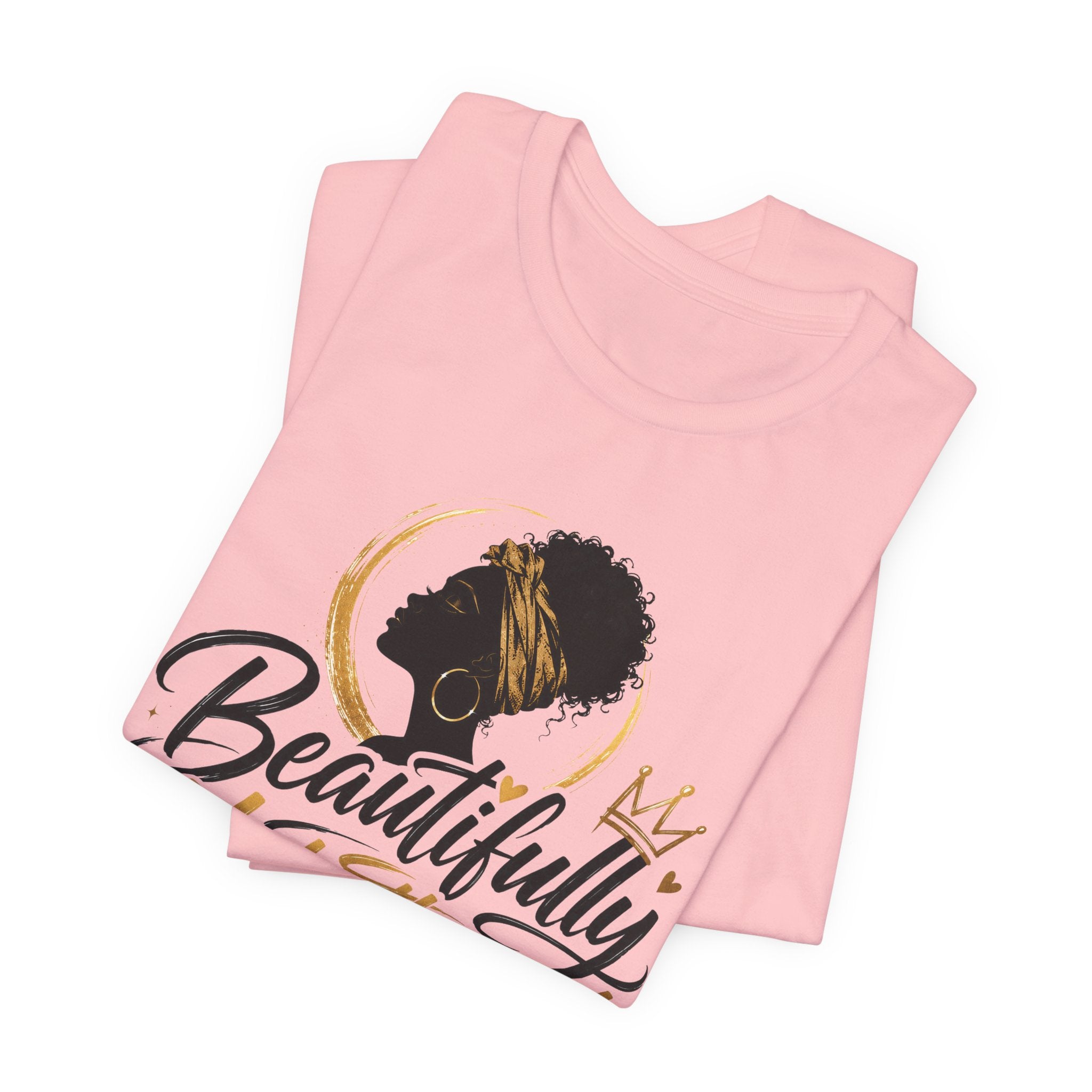 Beautifully Unbothered T‑Shirt — Afrocentric Empowerment Tee
