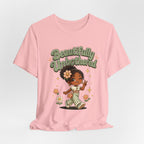 Beautifully Unbothered Tee — Retro Cute Girl Graphic T-Shirt