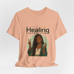Healing Looks Good On Me Loc Tee — Empowering Self-Care Graphic T-Shirt