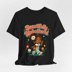 Beautifully Unbothered Tee — Retro Cute Girl Graphic T‑Shirt