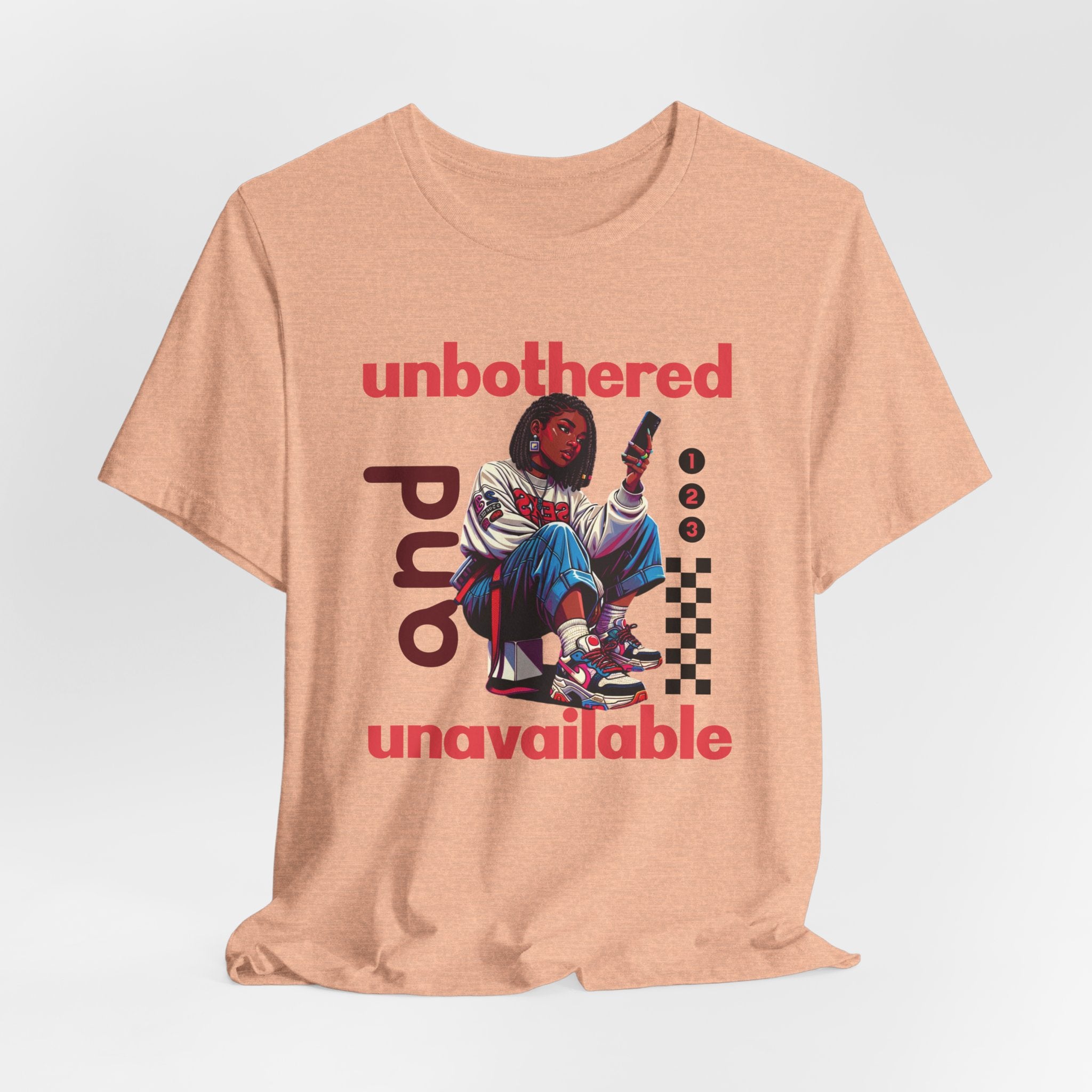 Unbothered and Unavailable Graphic Tee — Casual Streetwear Shirt