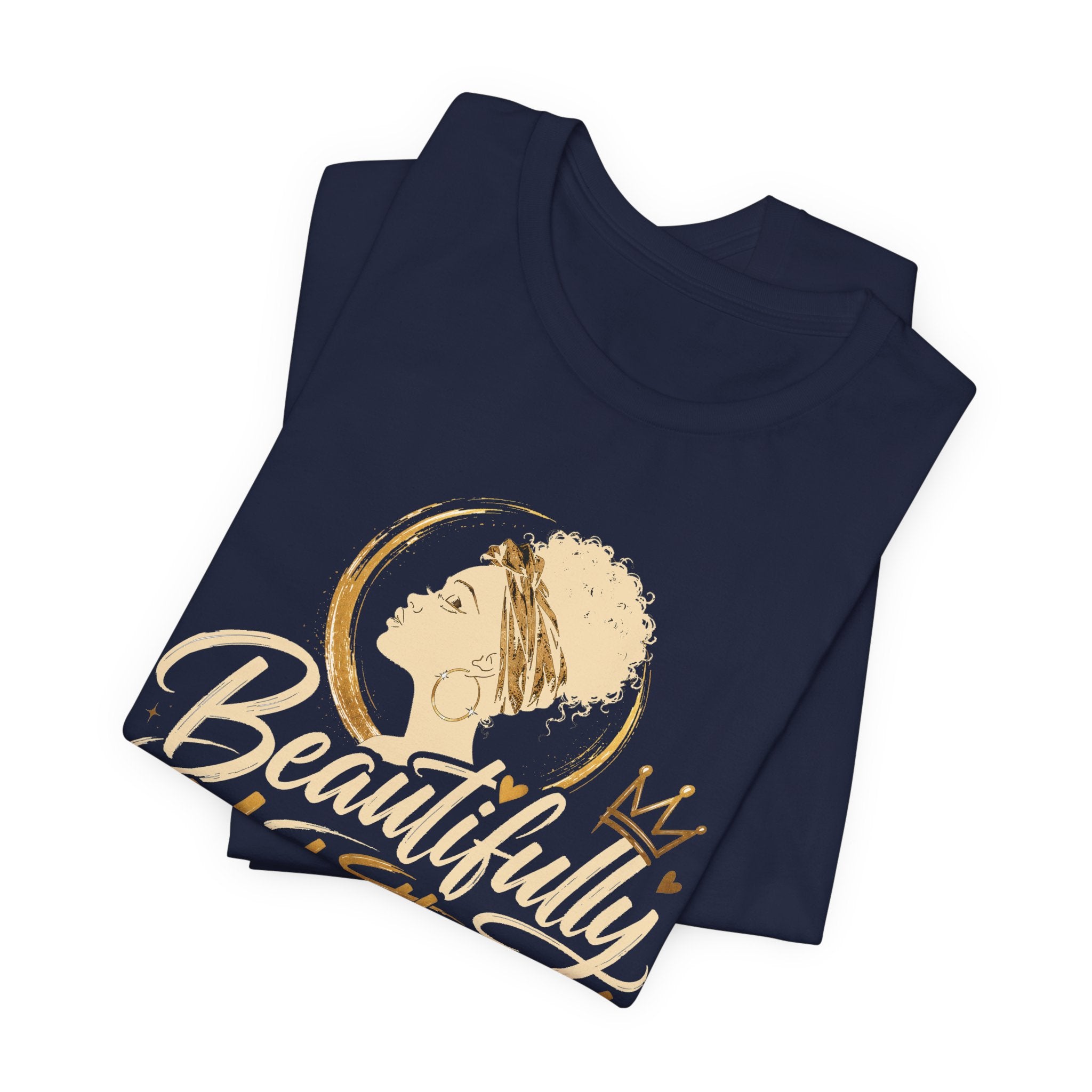 Beautifully Unbothered T‑Shirt — Afrocentric Empowerment Tee