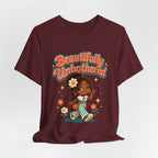 Beautifully Unbothered Tee — Retro Cute Girl Graphic T‑Shirt