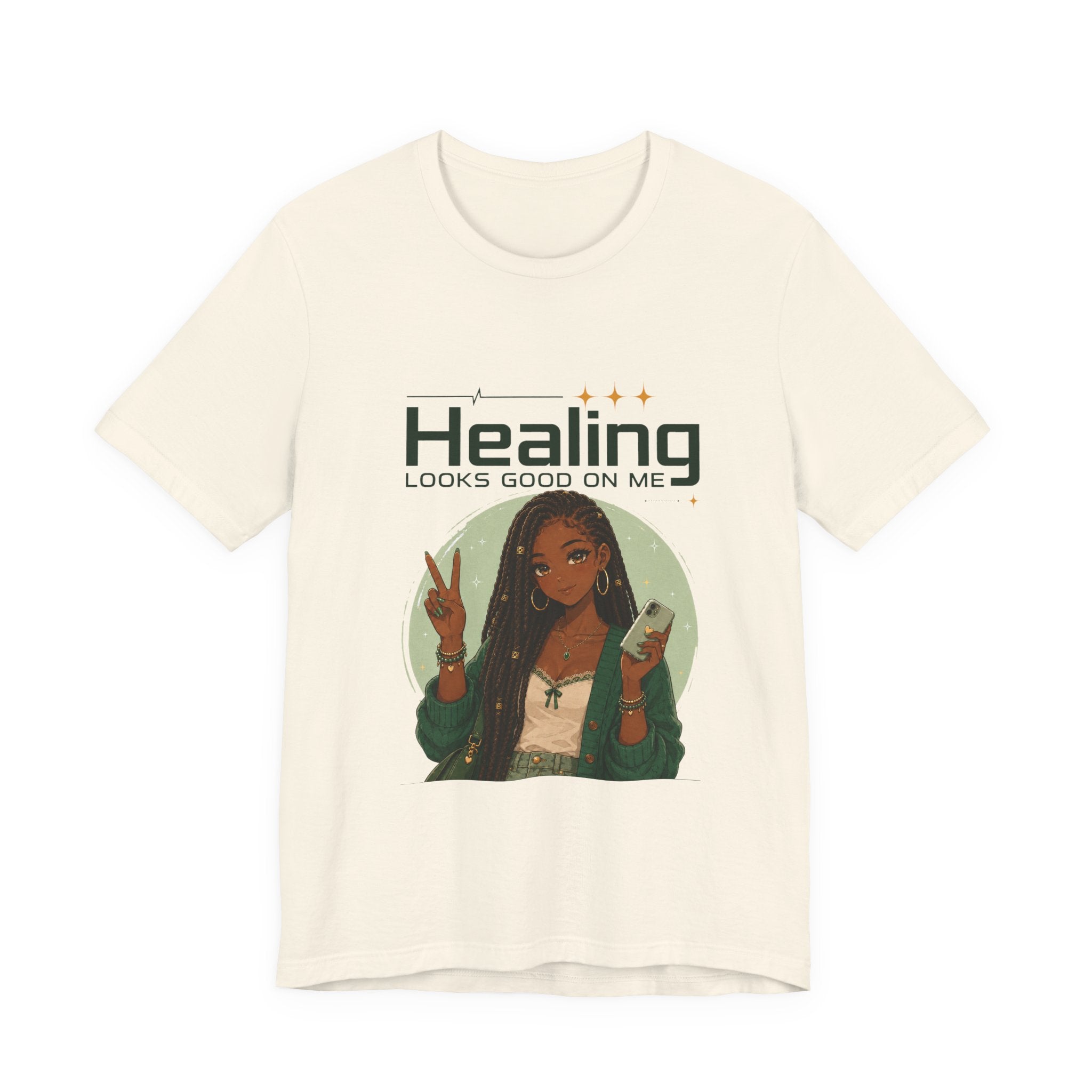 Healing Looks Good On Me Loc Tee — Empowering Self-Care Graphic T-Shirt