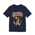 Beautifully Unbothered Tee — Retro Cute Girl Graphic T‑Shirt