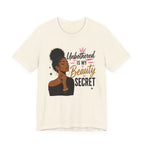 Unbothered Is My Beauty Secret Tee — Empowering Black Woman Graphic T-Shirt