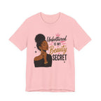 Unbothered Is My Beauty Secret Tee — Empowering Black Woman Graphic T-Shirt