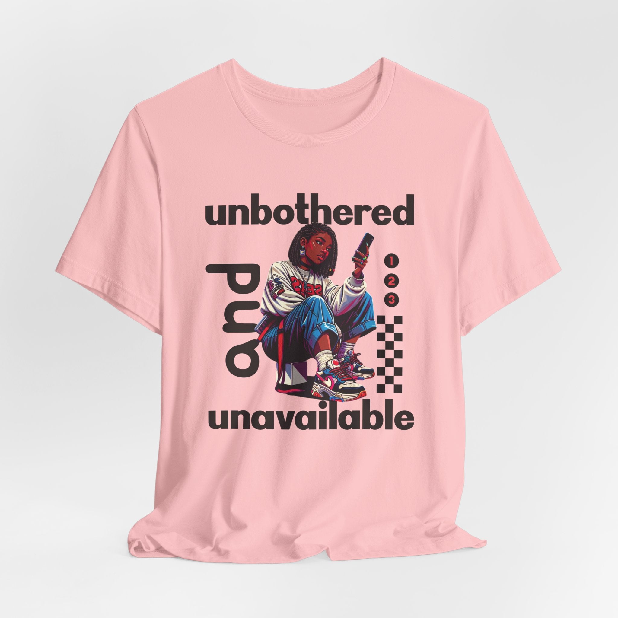 Unbothered and Unavailable Graphic Tee — Casual Streetwear Shirt