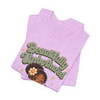 Beautifully Unbothered Tee — Retro Cute Girl Graphic T-Shirt