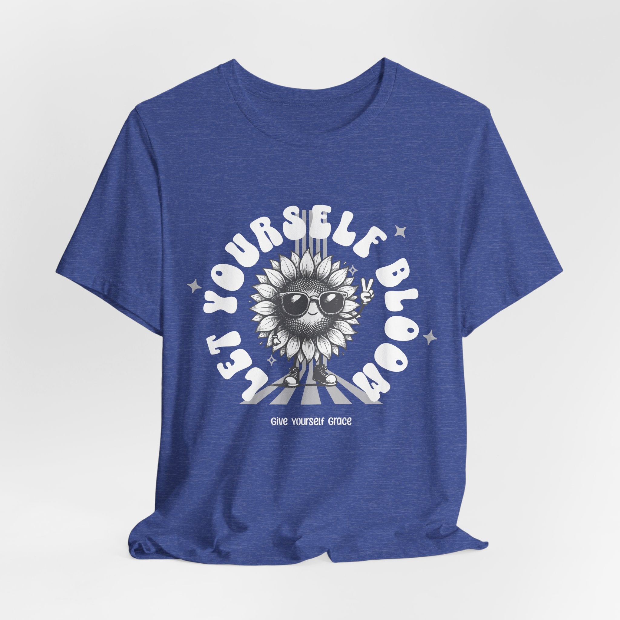 Let Yourself Bloom Sunflower T-Shirt — Positive Gardening Graphic Tee