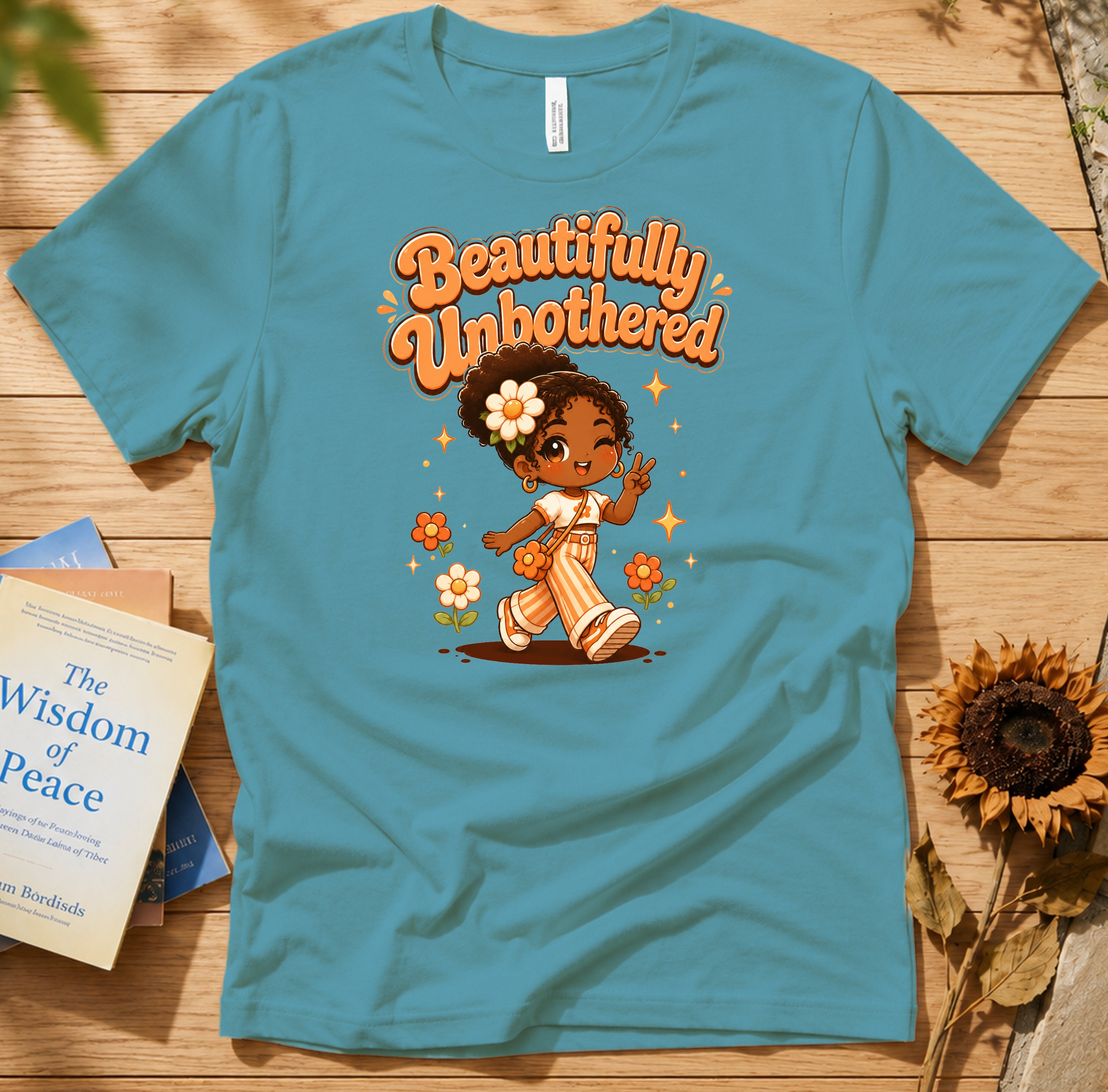 Beautifully Unbothered T-Shirt Orange